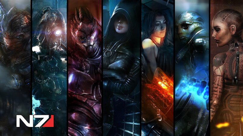 Characters from a Sci-fi Game — Blue, Dramatic
