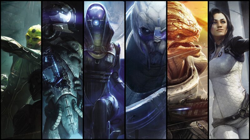Characters from a Sci-fi Game — Purple