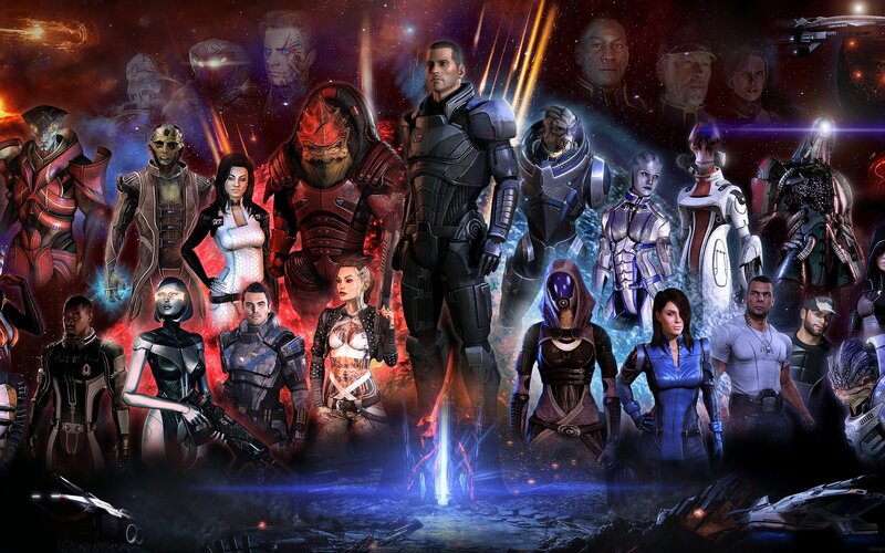 Characters from a Sci-fi Game — Red