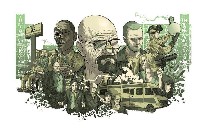Characters from a TV Series — Green, Dramatic