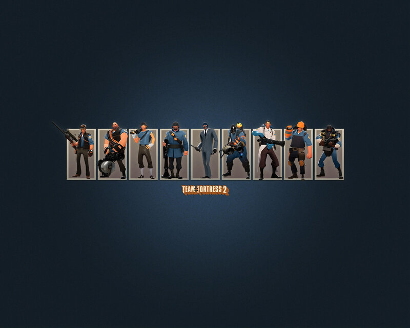Characters from a Video Game — Blue, Dramatic, Digital Art, Video Game Characters