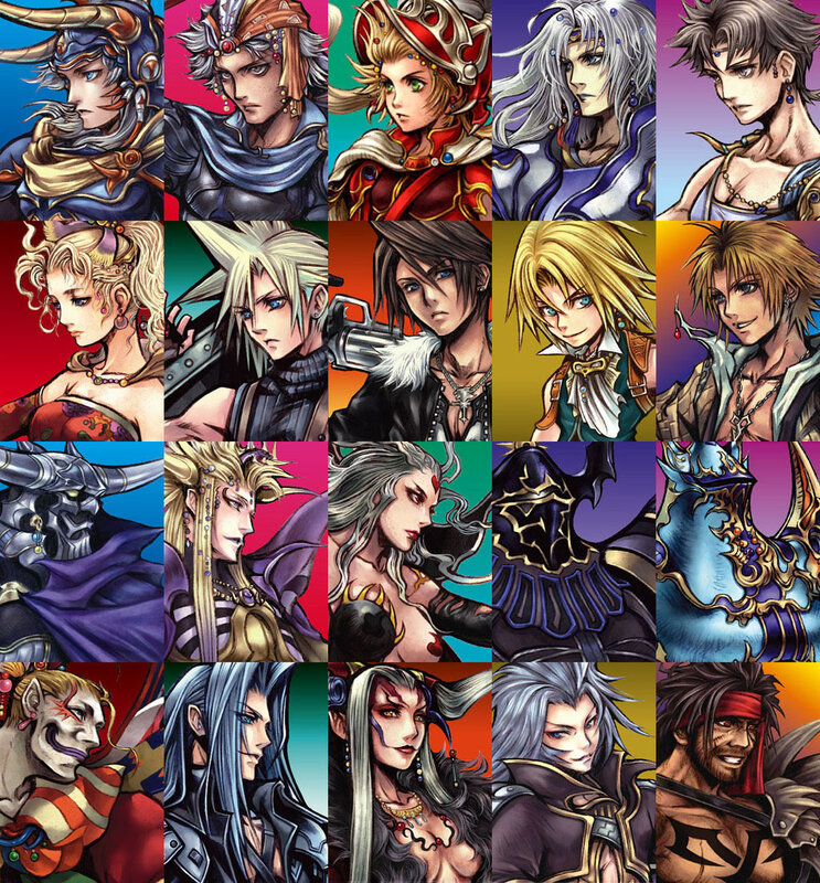 Characters from a Video Game — Blue, Dramatic, Manga