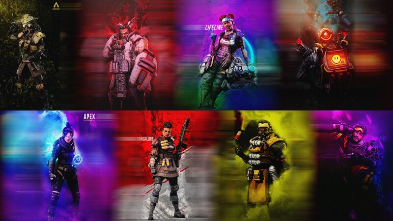 Characters from a Video Game — Purple, Dramatic