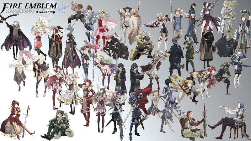 Characters from a Video Game — White, Dramatic