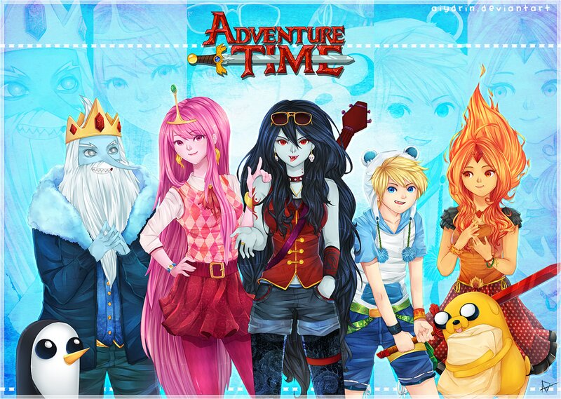 Characters from Adventure Time — Blue