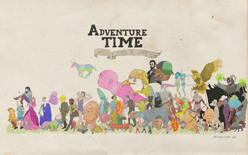 Characters from Adventure Time — Pink, Chaotic