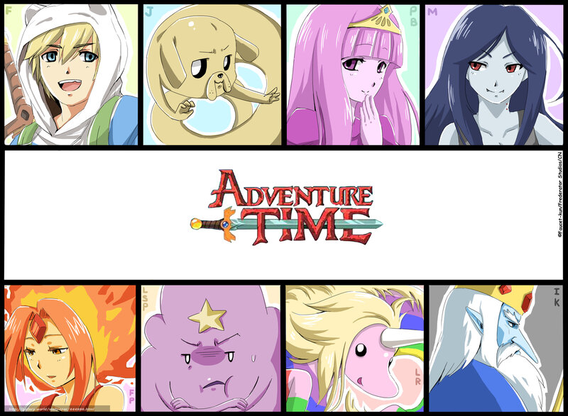 Characters from Adventure Time — Purple