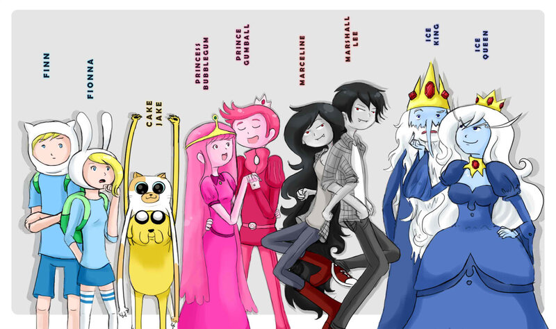 Characters from Adventure Time