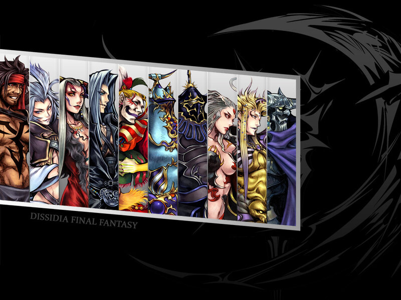 Characters from Dissidia — Black, Dramatic