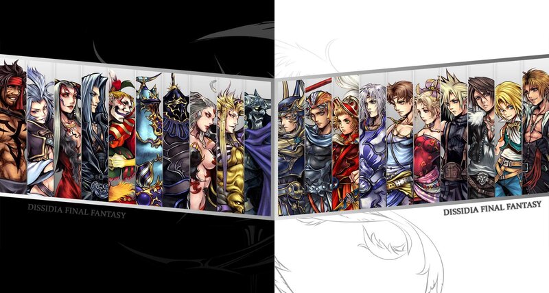 Characters from Dissidia Final Fantasy — Black