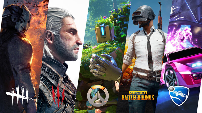 Characters from Five Video Games