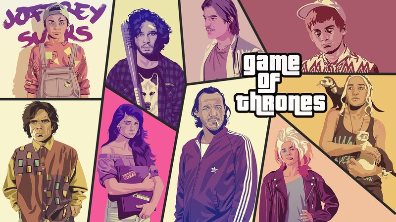 Characters from Game of Thrones — Purple