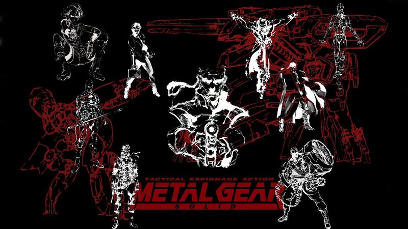 Characters from Metal Gear Solid — Black