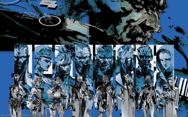 Characters from Metal Gear Solid — Blue, Dramatic