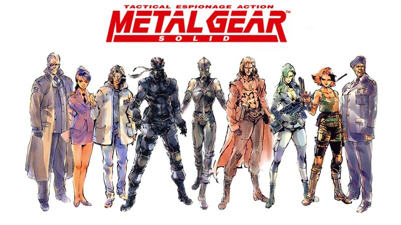 Characters from Metal Gear Solid — Red, Dramatic