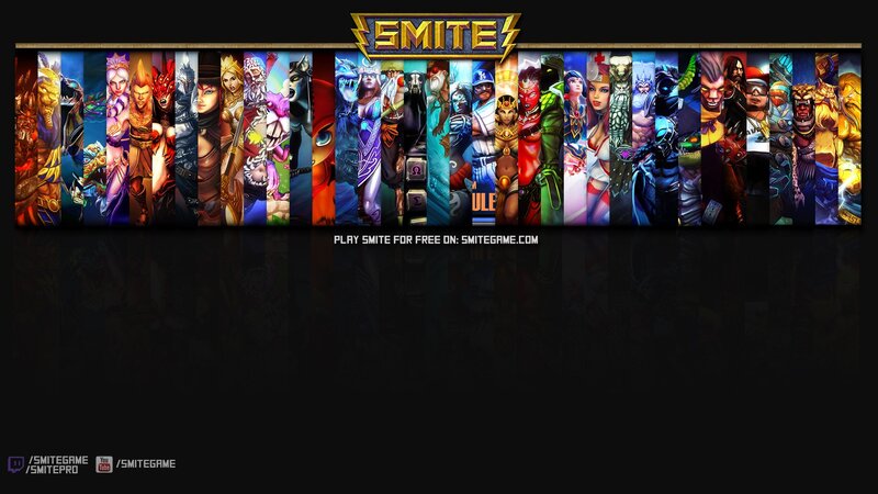 Characters from Smite Game