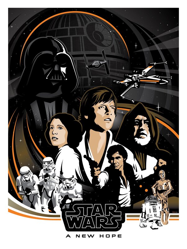 Characters from Star Wars — Black