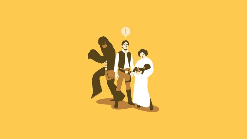 Characters Holding Baby