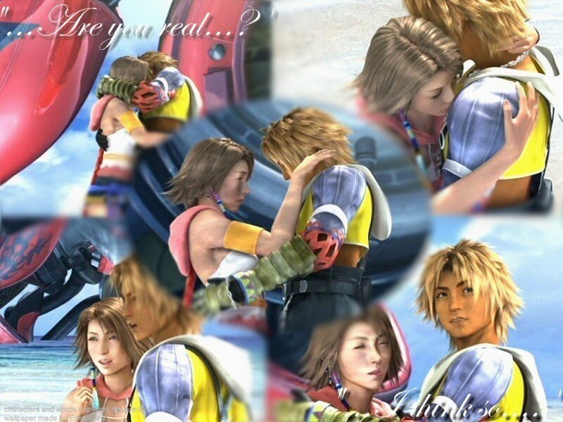 Characters Hugging