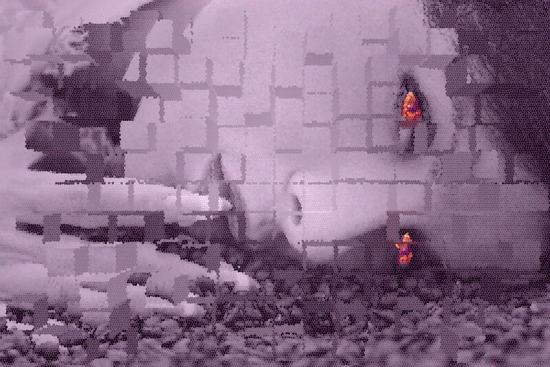Characters in a Cave — Purple