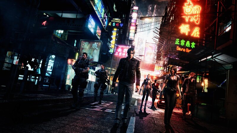 Characters in a City Street