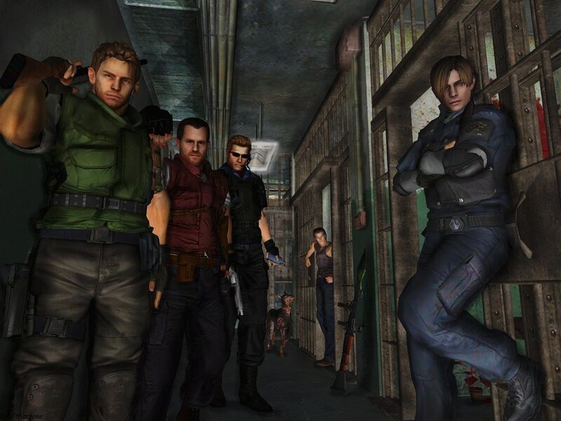 Characters in a Corridor