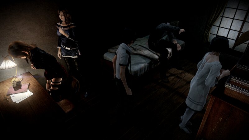Characters in a Dark Room — Black