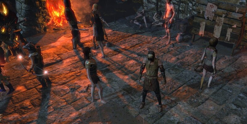 Characters in a Dungeon — Orange
