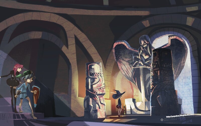 characters in a dungeon