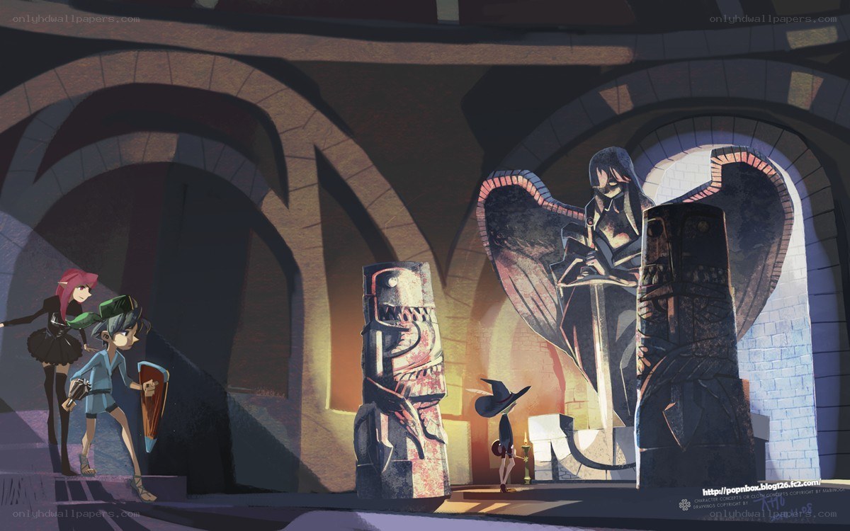 characters in a dungeon