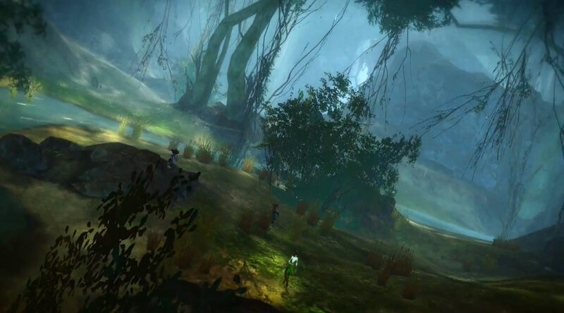 Characters in a Forest — Green