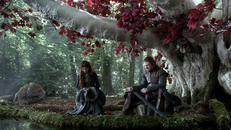 Characters in a forest scene