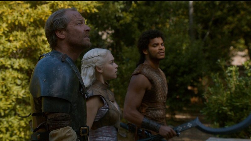 characters in a forest scene