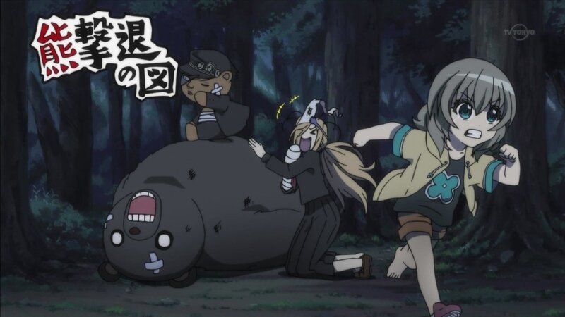 Characters in a forest scene