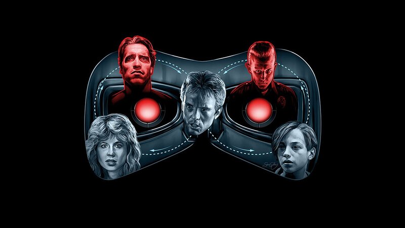 Characters in a Futuristic Interface