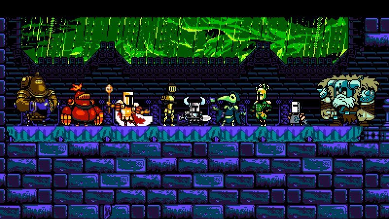 Characters in a Game Scene — Green
