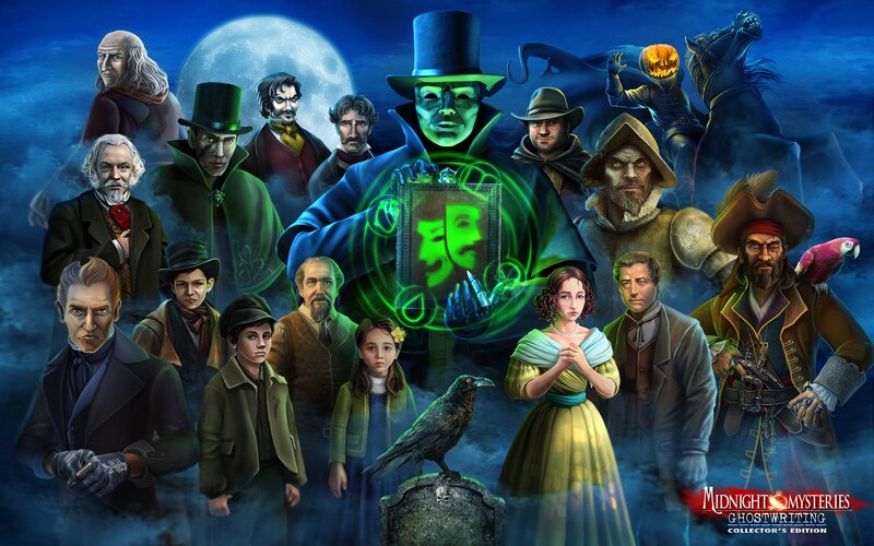 Characters in a Ghostwriting Game