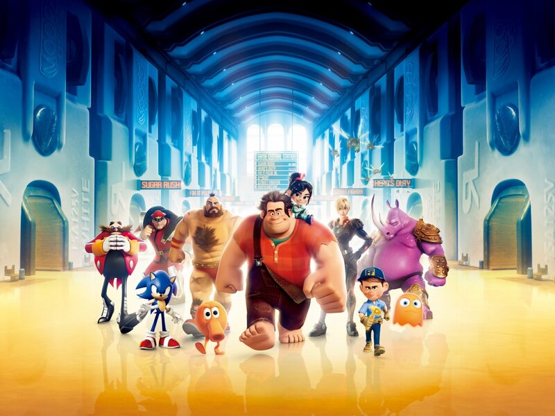 Characters in a Hallway