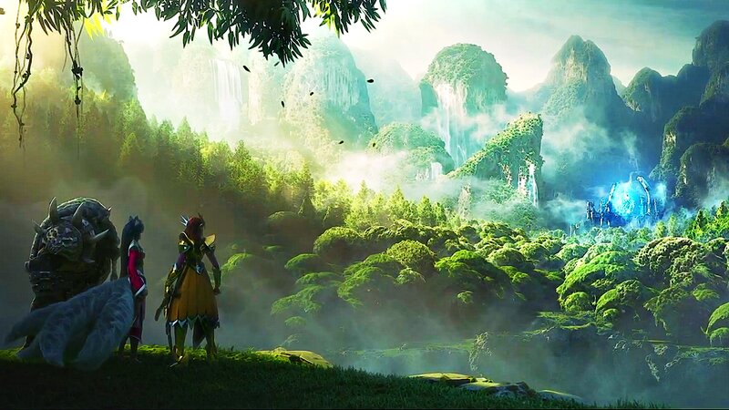 Characters in a Jungle — Green