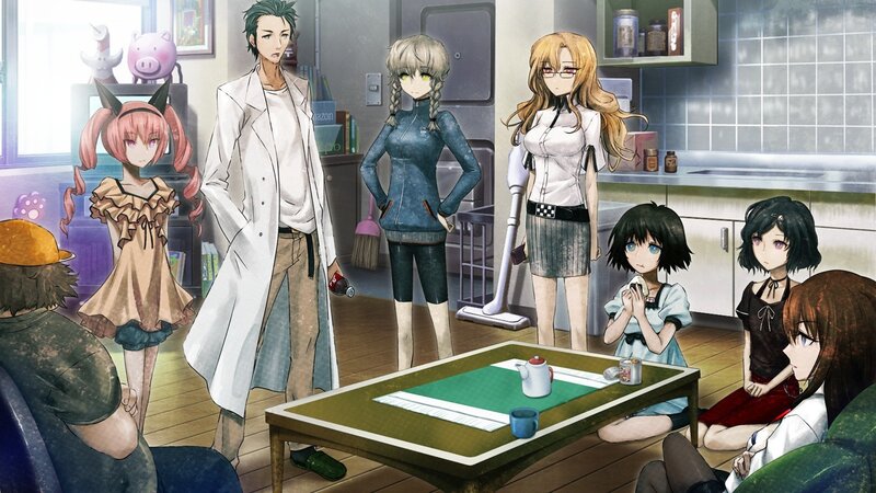 Characters in a kitchen scene