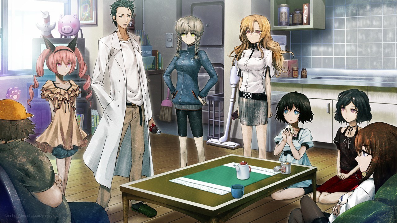 Characters in a kitchen scene