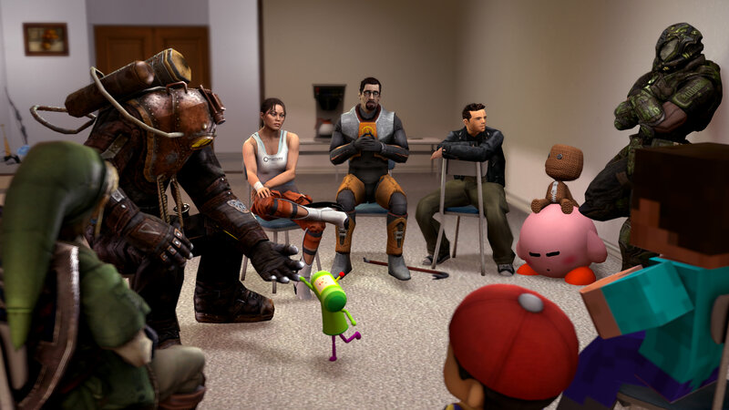 Characters in a Meeting