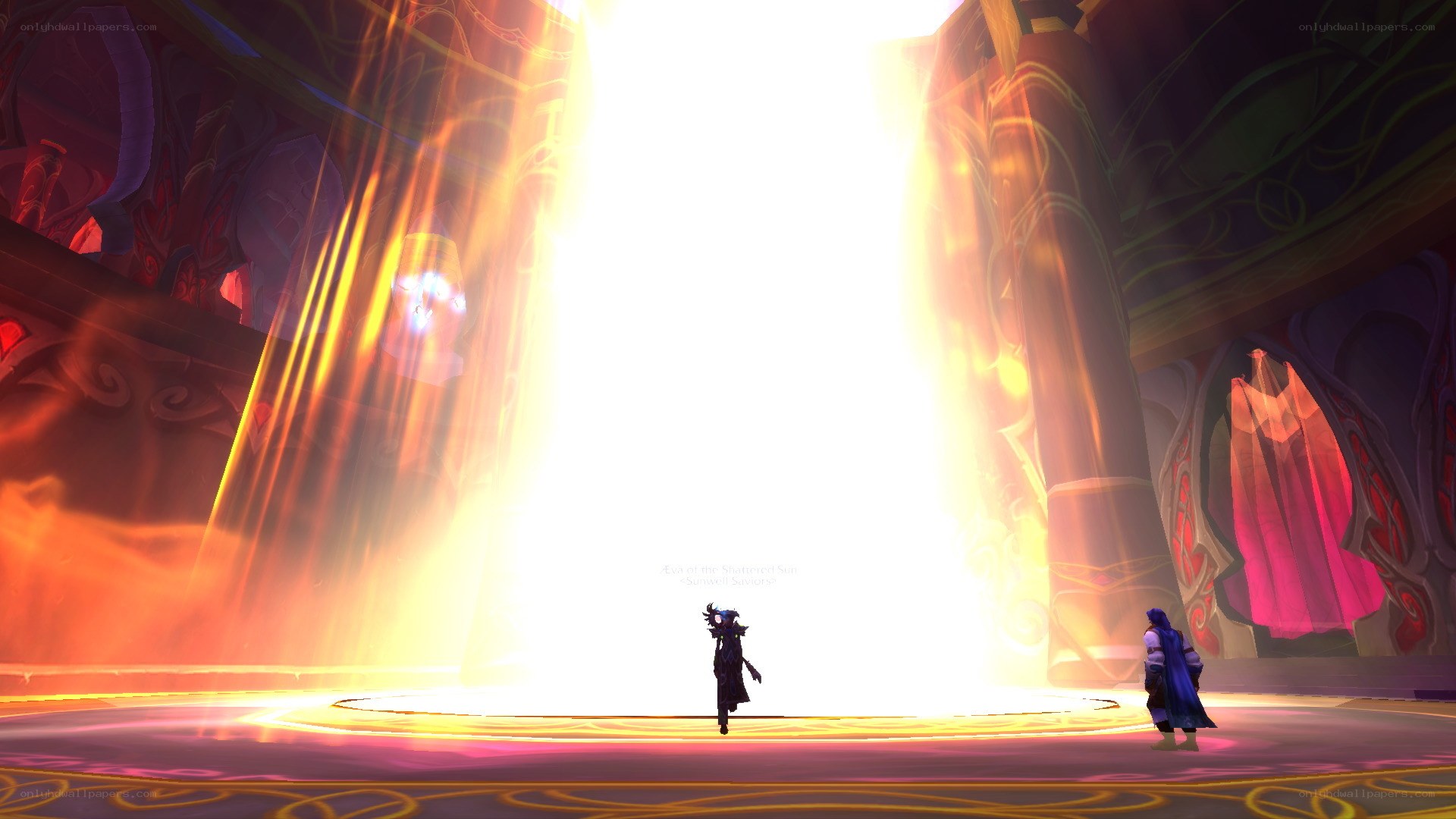 characters in a radiant chamber