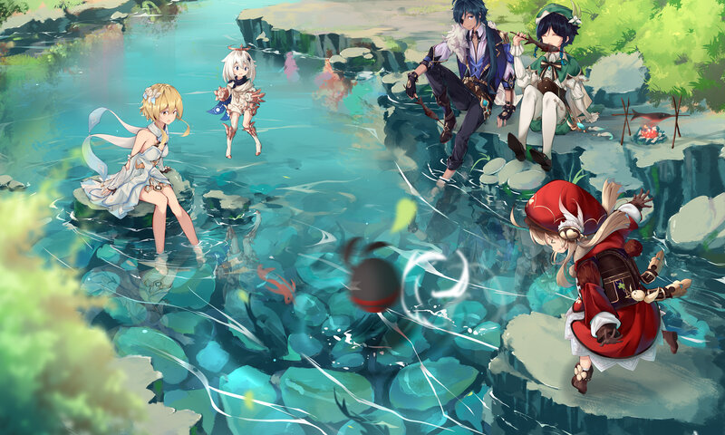 Characters in a River
