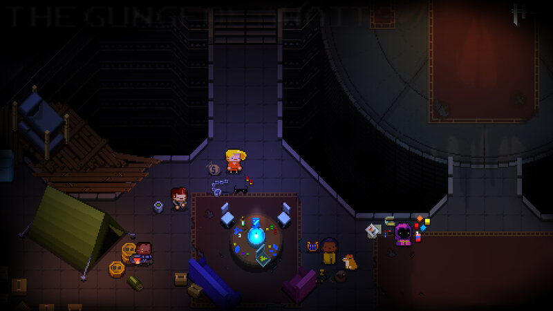 Characters in a Room — Purple
