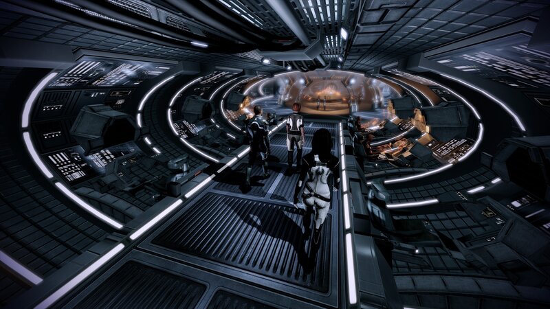 Characters in a Spaceship — Black, Dramatic