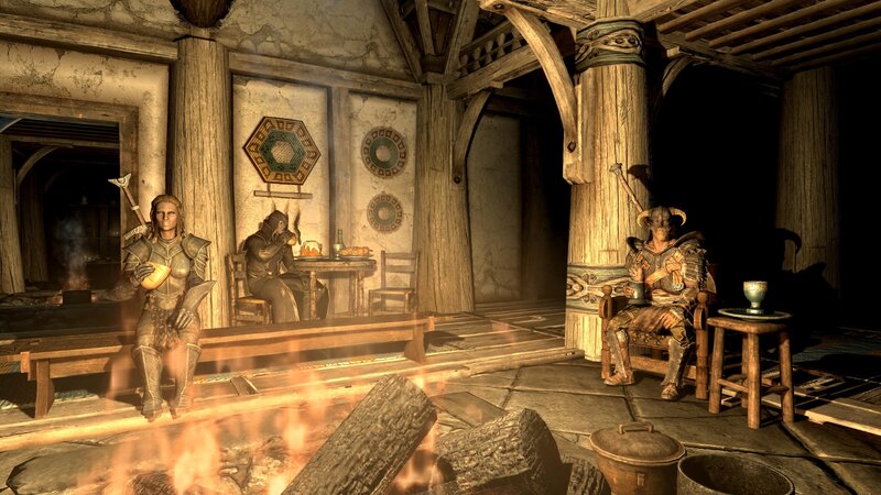 Characters in a Tavern — Brown, Warm