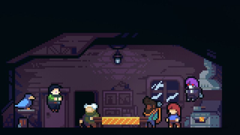 Characters in a Tavern — Purple