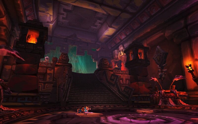 Characters in a Temple