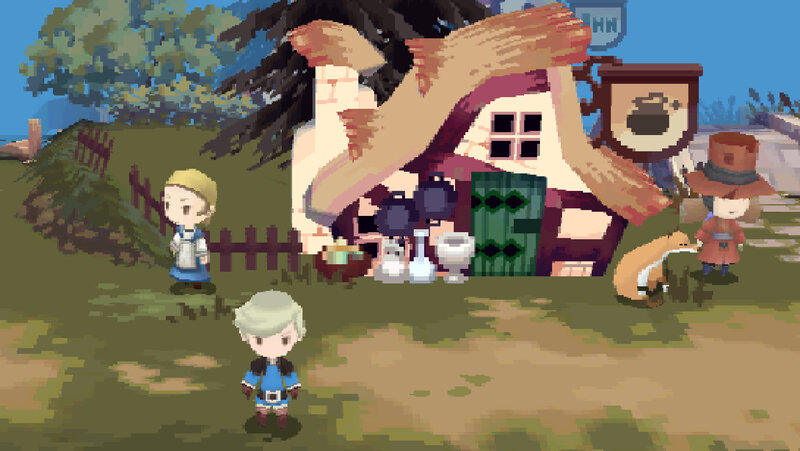 Characters in a Village — Green